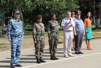 22 августа в День государственного флага России кадеты Национального корпуса Индии подарили пермским кадетам «Катюшу». В Пермском кадетском корпусе учебный год уже начался.