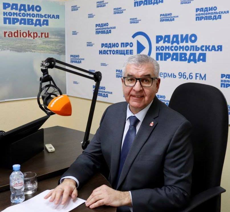 Поздравление Уполномоченного по правам человека в Пермском крае Игоря Сапко с Днем радио