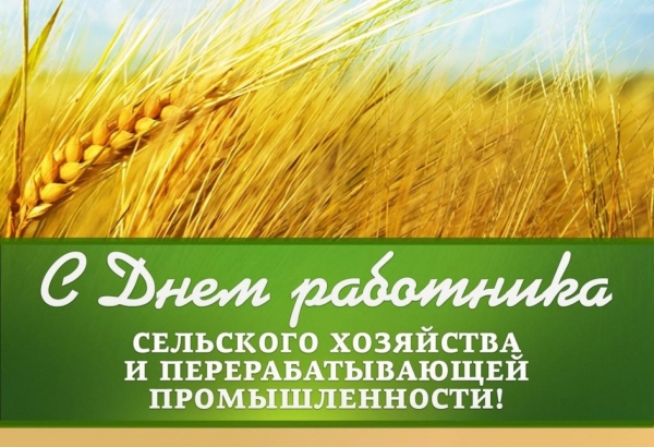 День работника сельского хозяйства и перерабатывающей промышленности! 